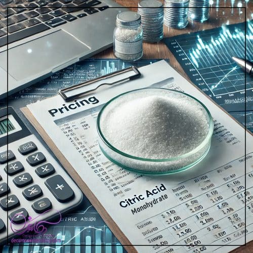 قیمت اسید سیتریک آبدار _ دکاموند شیمی